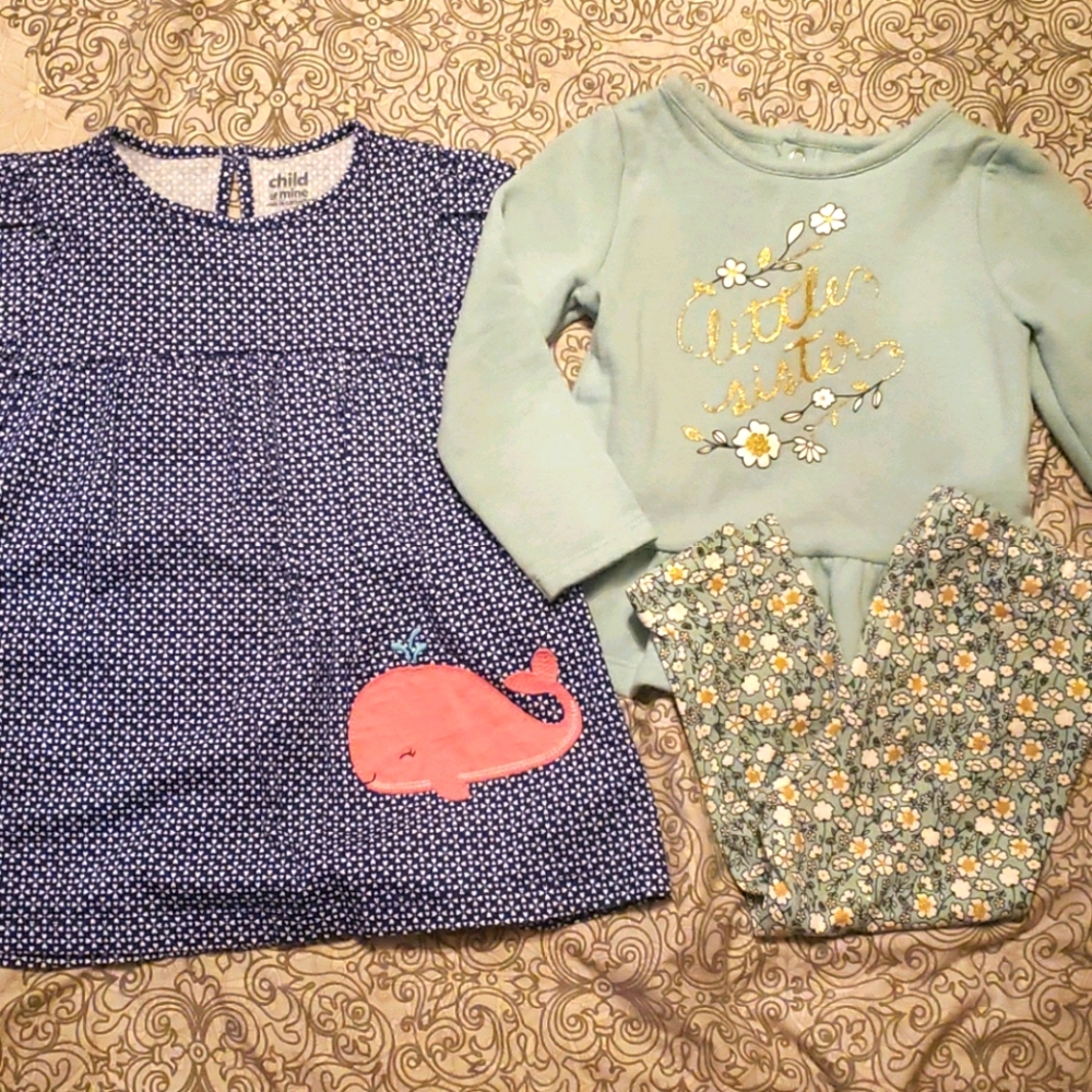 Girl Toddler Outfits- 24m Child of Mine (2 outfits